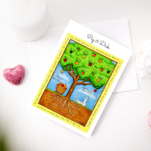 Cartão Fruits of Your Union Personalized Anniversary Card