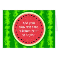 Fruta de Verão com Fatia de Melancia Personalizada