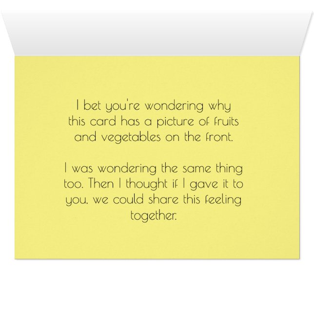 Cartão Fruta e Veggs (Interior horizontal (base))