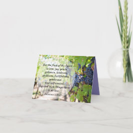 Cartão Frutas da Saudação Espirituosa