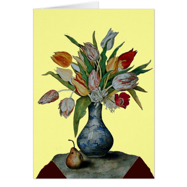 CARTÃO FRUTAS DA SEASON - TULIPS (Frente)