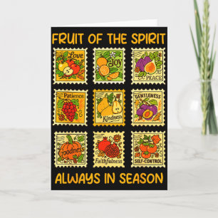 Cartão Fruto Do Espírito Fé Cristã Jesus Deus Amor