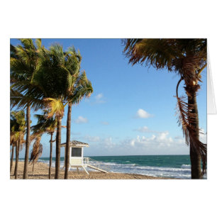 Cartão Ft. Lauderdale Lifeguard Stand