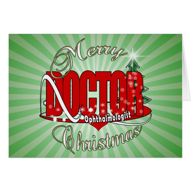 Cartão Ftalmologista DO NATAL MÉDICO (Frente Horizontal)