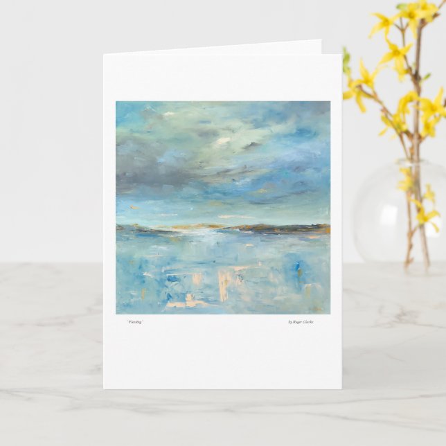 Cartão ' Fuga ' (Flor Amarela)