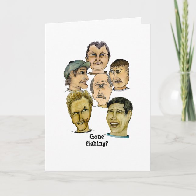 Cartão Fuga da pesca (Frente)