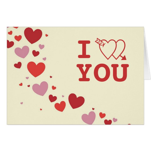 Cartão Fuga dos corações (Frente Horizontal)