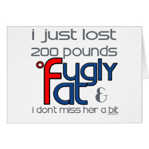 Cartão Fugly Divorciou Ela