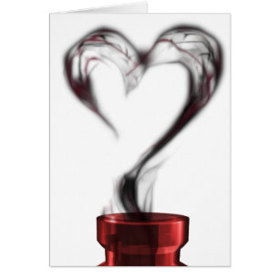 Cartão fumaça de poção amorosa