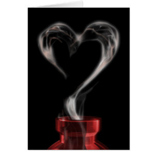 Cartão fumaça de poção amorosa