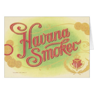 CARTÃO FUMADOR DE HAVANA