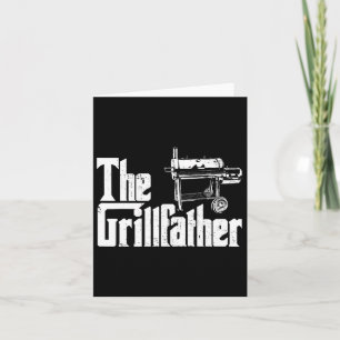 Cartão Fumador Grelha E Grill-Padre Grilled