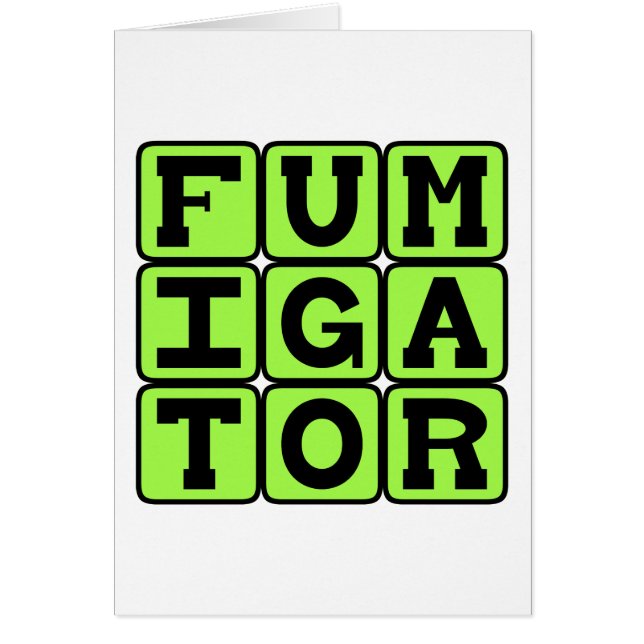 Cartão Fumigador, Inseto Zapper (Frente)
