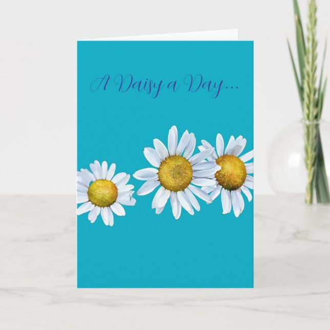 Cartão Fun Daisy Birthday Card (Frente)