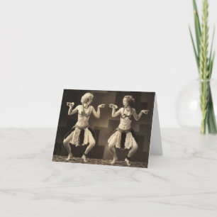 Cartão Fun note cards 2 best friend dancers