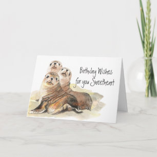 Cartão Fun Seals of Approval Sweetheart the Best