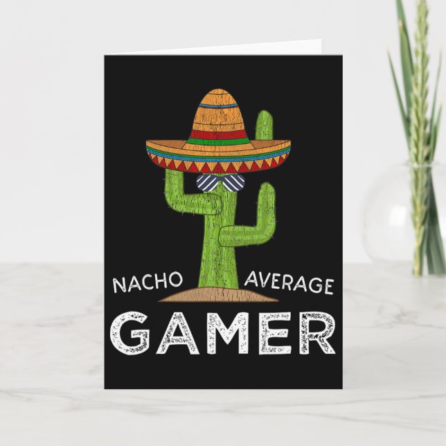 Cartão Fun Video Game Player Humor Gaming Saying Funny Ga (Frente)