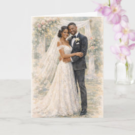 Cartão Fun Wedding Prayer Inspired by Ezekiel 25:17