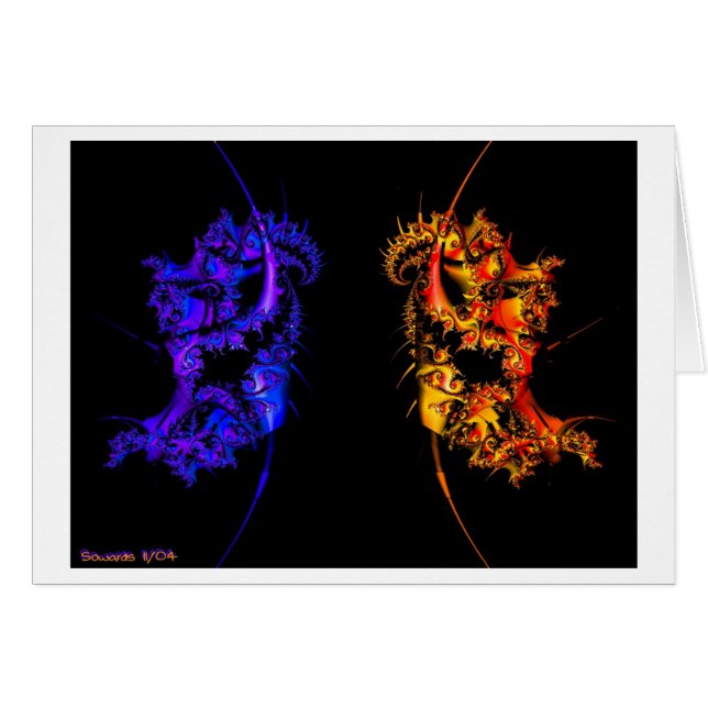 Cartão Funcionamento, quente & frio (Frente Horizontal)