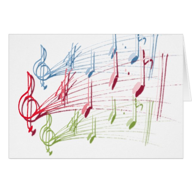 Cartão Funcionarios Musical (Frente Horizontal)