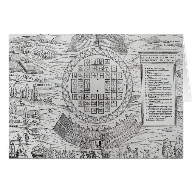 Cartão Fundação de Hochelaga (Frente Horizontal)