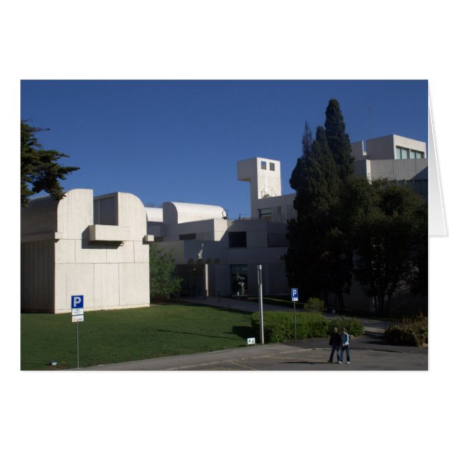 Cartão Fundació Joan Miró, Barcelona (Frente Horizontal)