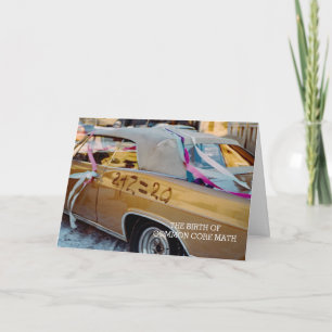 CARTÃO FUNDAMENTAL CORE MATEMÁTICA 1968 CASAMENTO DE CARR