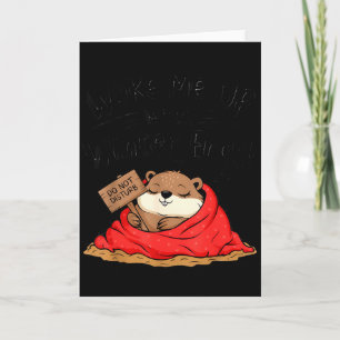 Cartão Fundeiro Engraçado Me Acorde Quando o Inverno Acab