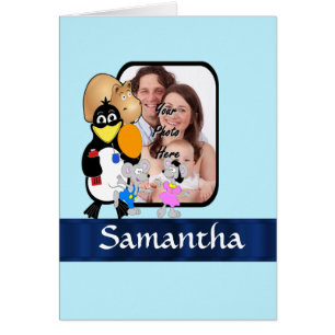 Cartão fundo de fotos do personagem de desenho animado