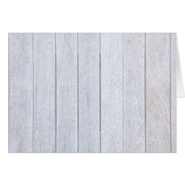Cartão Fundo de madeira resistido velho Whitewashed de (Frente Horizontal)
