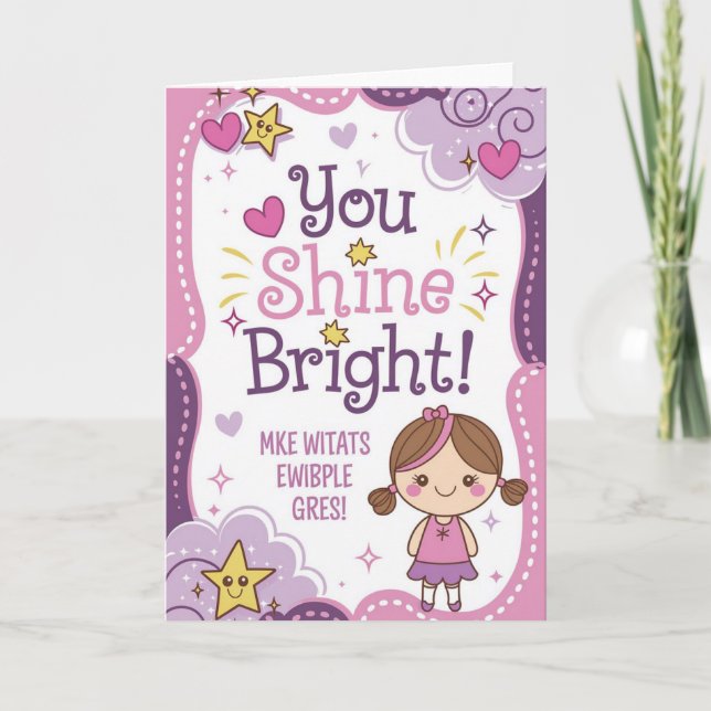 Cartão Fundo de Reprodução de Pastel Suave (Frente)