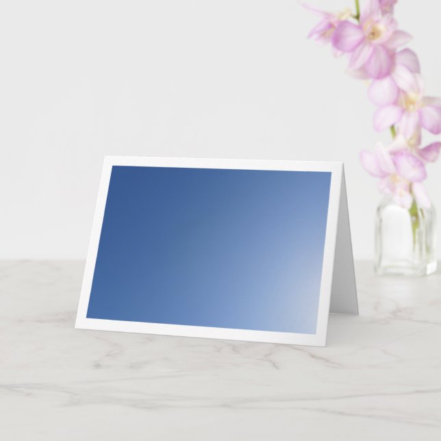 Cartão Fundo do Céu Azul Sunny (Orquídea)