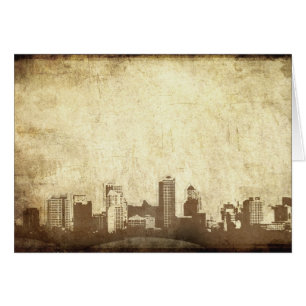 Cartão Fundo sujo da cidade