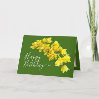 Fundo Verde de Cluster de Flor Orquídea Amarela