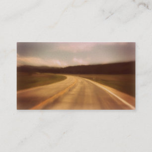 Cartão fúnebre Horizontel da oração da estrada