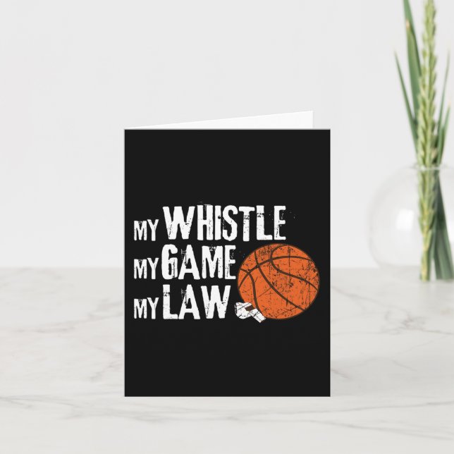 Cartão Funerário Ref Hoops - Referência de Basquete 1 (Frente)