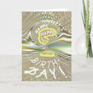 Cartão Funky-birthday card