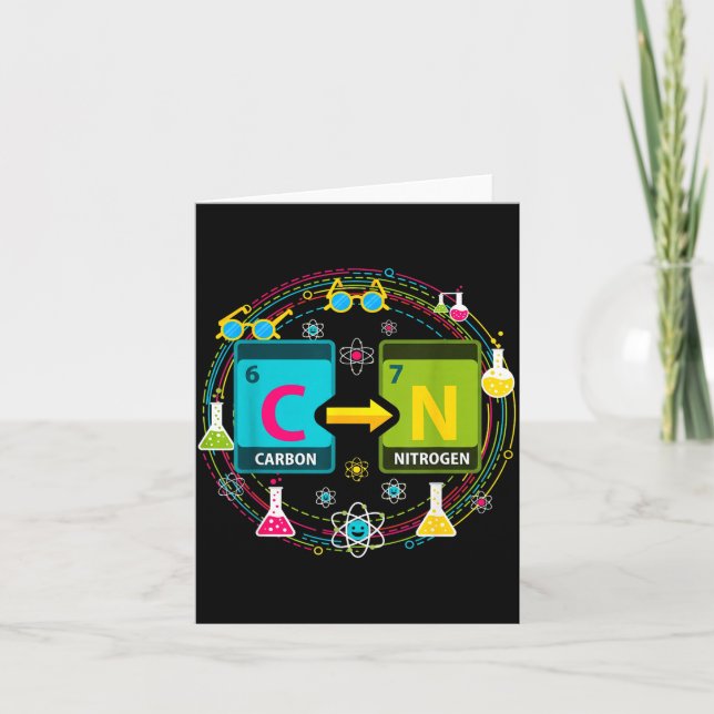 Cartão Funny 67 Meme Science Chemistry Teacher Periodic T (Frente)