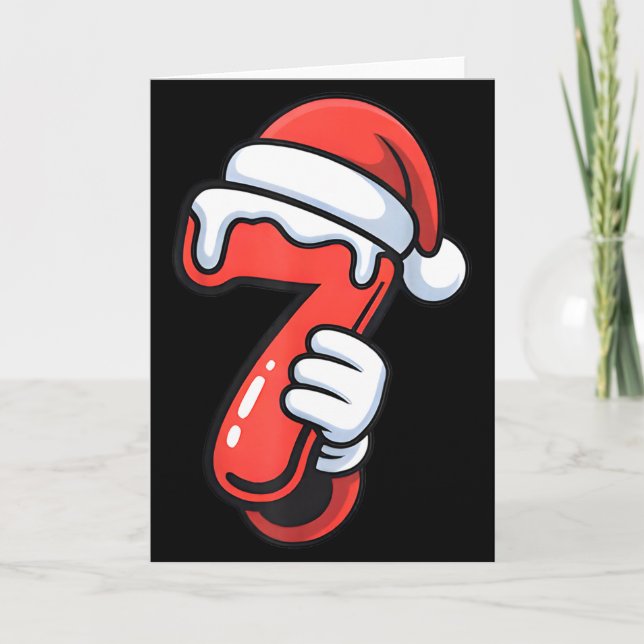 Cartão Funny 67 Six Seven Meme Couple Matching Christmas  (Frente)