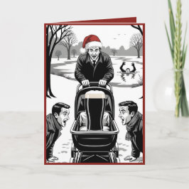 Cartão Funny beer Christmas