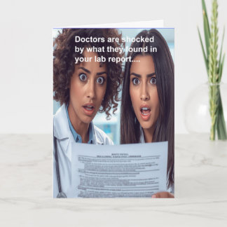 Cartão Funny beer drinker get well