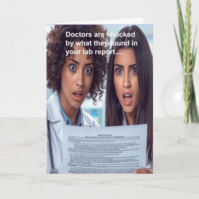 Cartão Funny beer drinker get well (Frente)