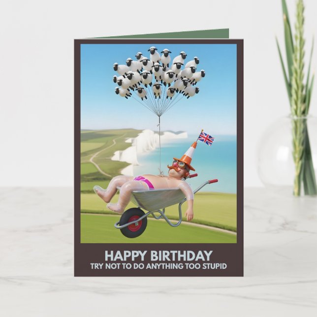 Cartão Funny Birthday Card (Frente)