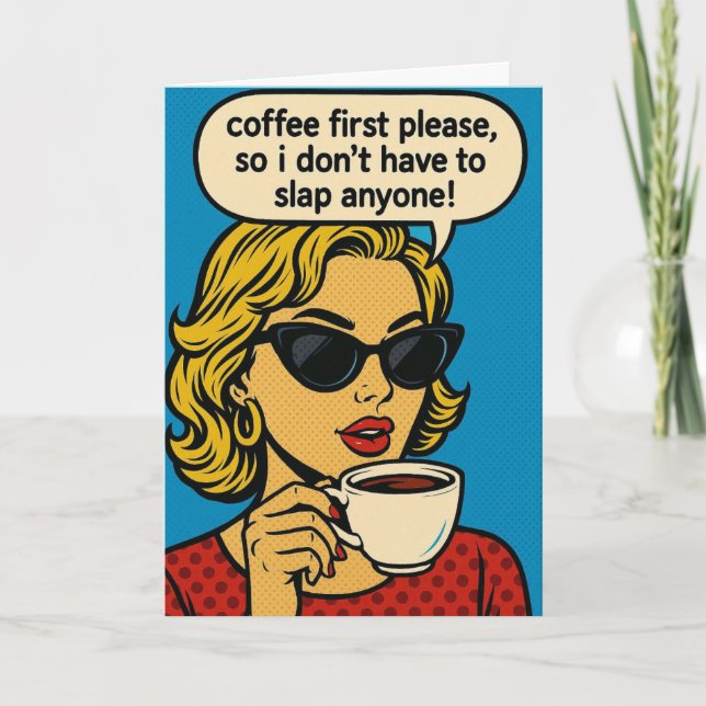 Cartão Funny birthday card  (Frente)