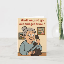 Cartão Funny Birthday card