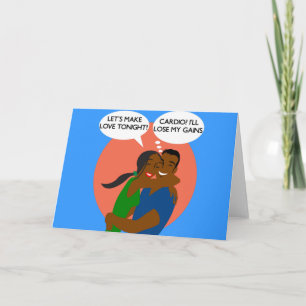 Cartão Funny Bodybuilder Greetings Cards