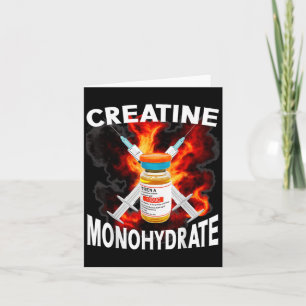 Cartão Funny Bodybuilding Weelevando Creatina Monohydr