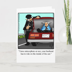 Cartão Funny Bon Voyage Road Trip Card