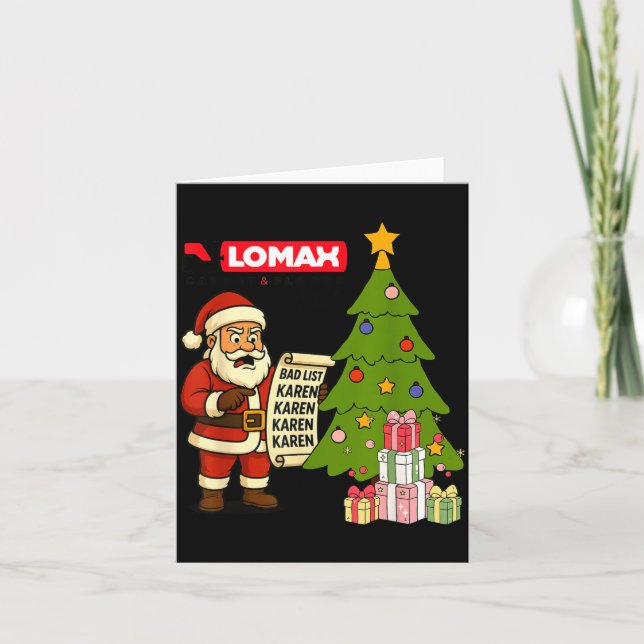 Cartão Funny Christmas  (Frente)