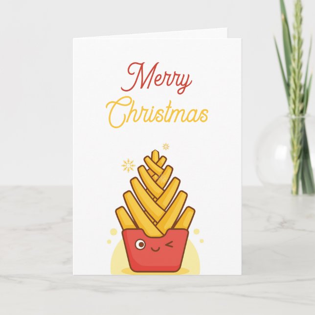 Cartão Funny Christmas Card  Folded Greeting Card (Frente)